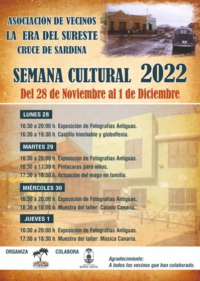 SEMANA CULTURAL 2022 – A.V. ERA DEL SURESTE