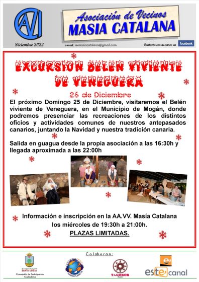 EXCURSIÓN AL BELÉN VIVIENTE DE VENEGUERA